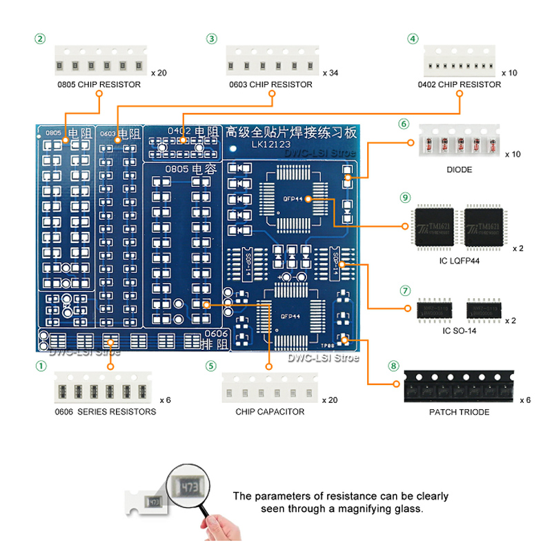 SMD Advanced Full Patch Weldin - огляд і ціна Electronics Repair Table