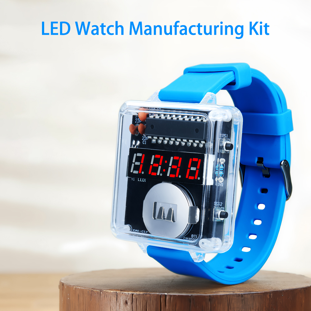 LED Digital Tube Display Watch - огляд і ціна Electronics Repair School