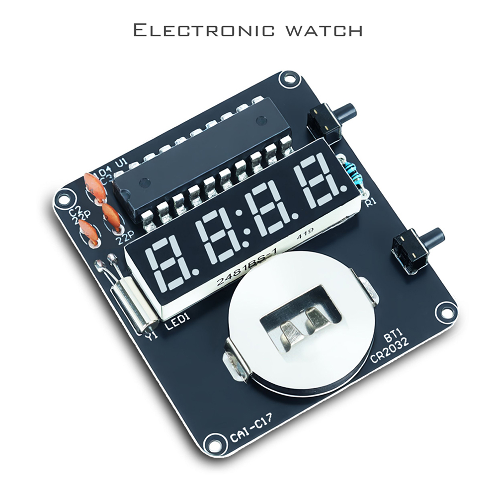 LED Digital Tube Display Watch - огляд і ціна Electronics Repair School