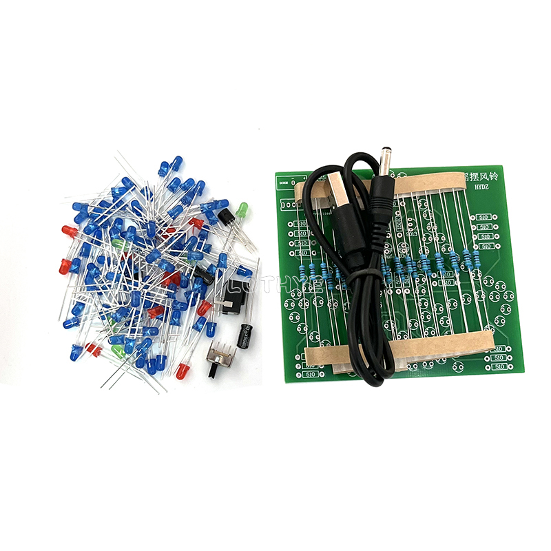 DC 3-5V DIY LED Swing Wind Chi - огляд і ціна Electronics Repair School
