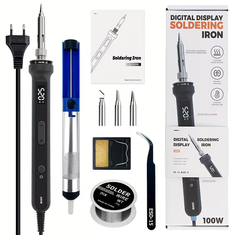 100W Digital Soldering Iron Ki - огляд і ціна Electronics Repair Tools