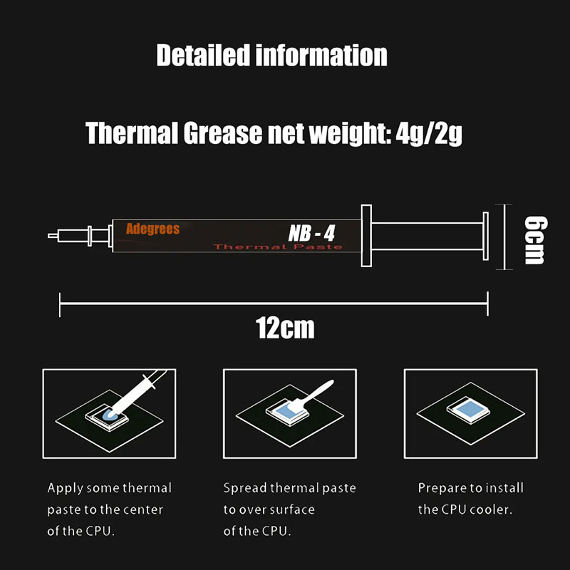 Thermal Paste 18W/mk Thermal C - огляд і ціна Thermal Paste Cpu