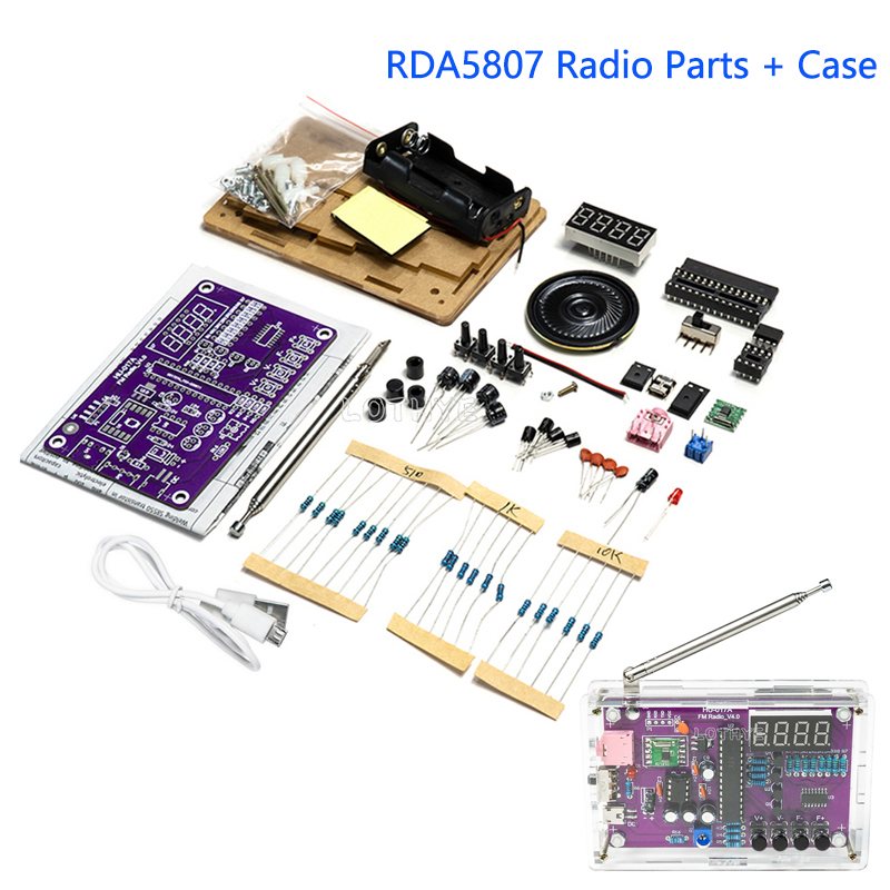 DIY Electronic Kit RDA5807S FM - огляд і ціна Electronics Repair School