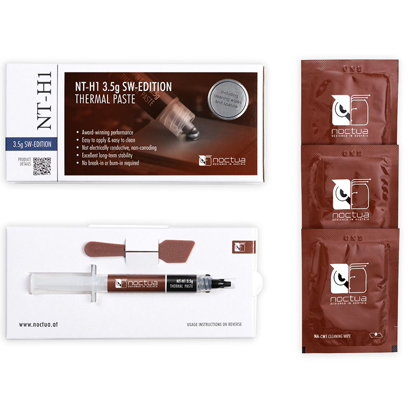 Noctua NT-H1 NT-H2 3.5g 10g Th - огляд і ціна Thermal Paste Cpu