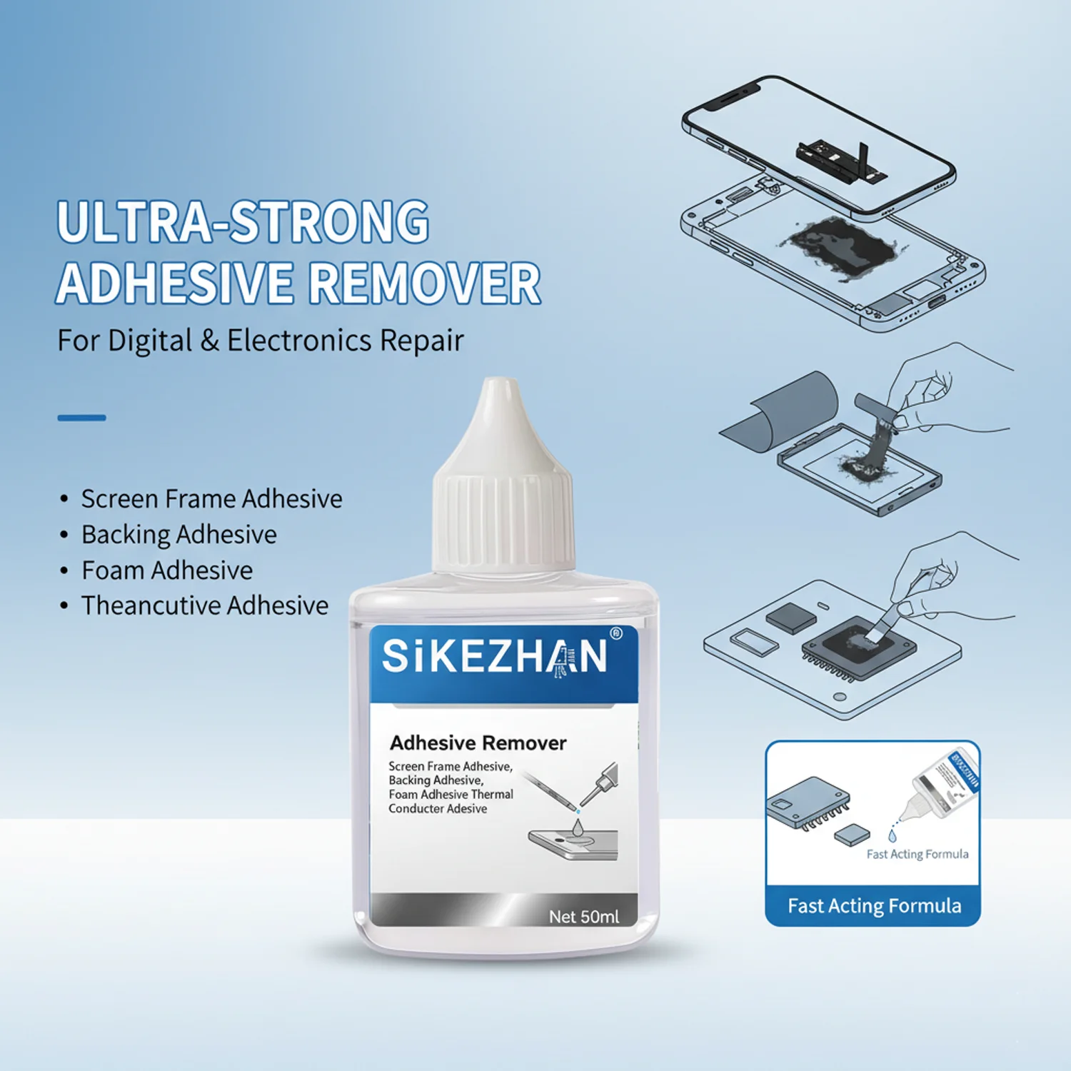 Universal Glue Cleaning Liquid - огляд і ціна Electronics Repair Tools