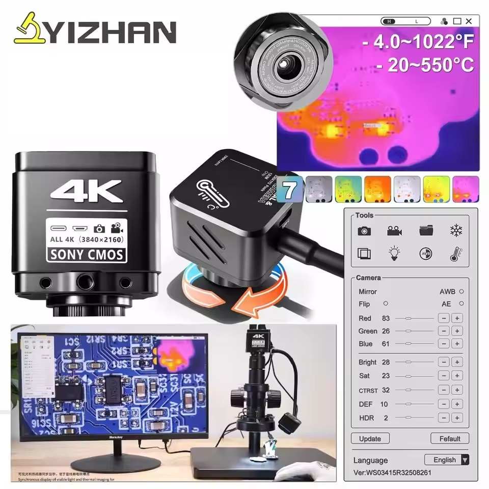 YIZHAN Thermal Imager 256*192  - огляд і ціна Electronics Repair Tools